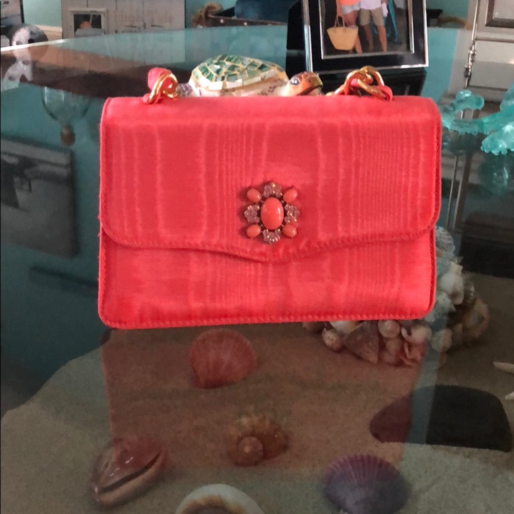 Banana Republic coral bag